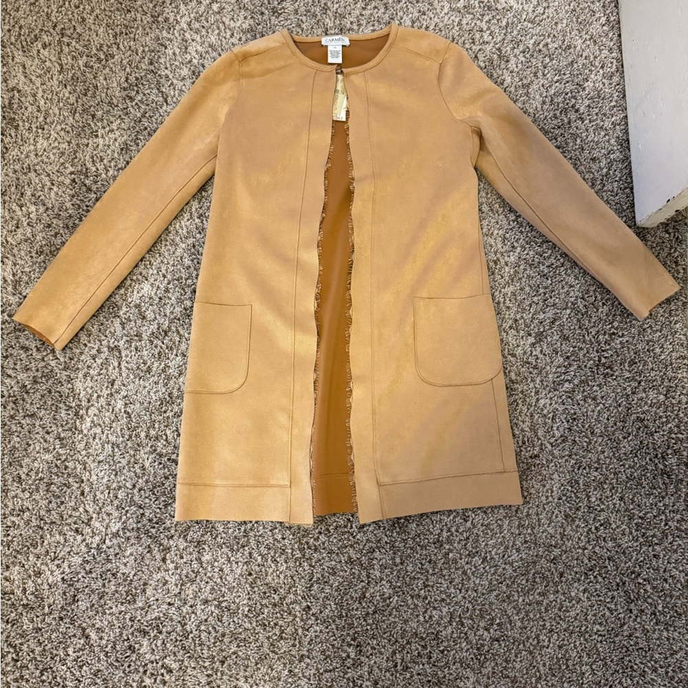 Tan jacket size extra small. New with tags.